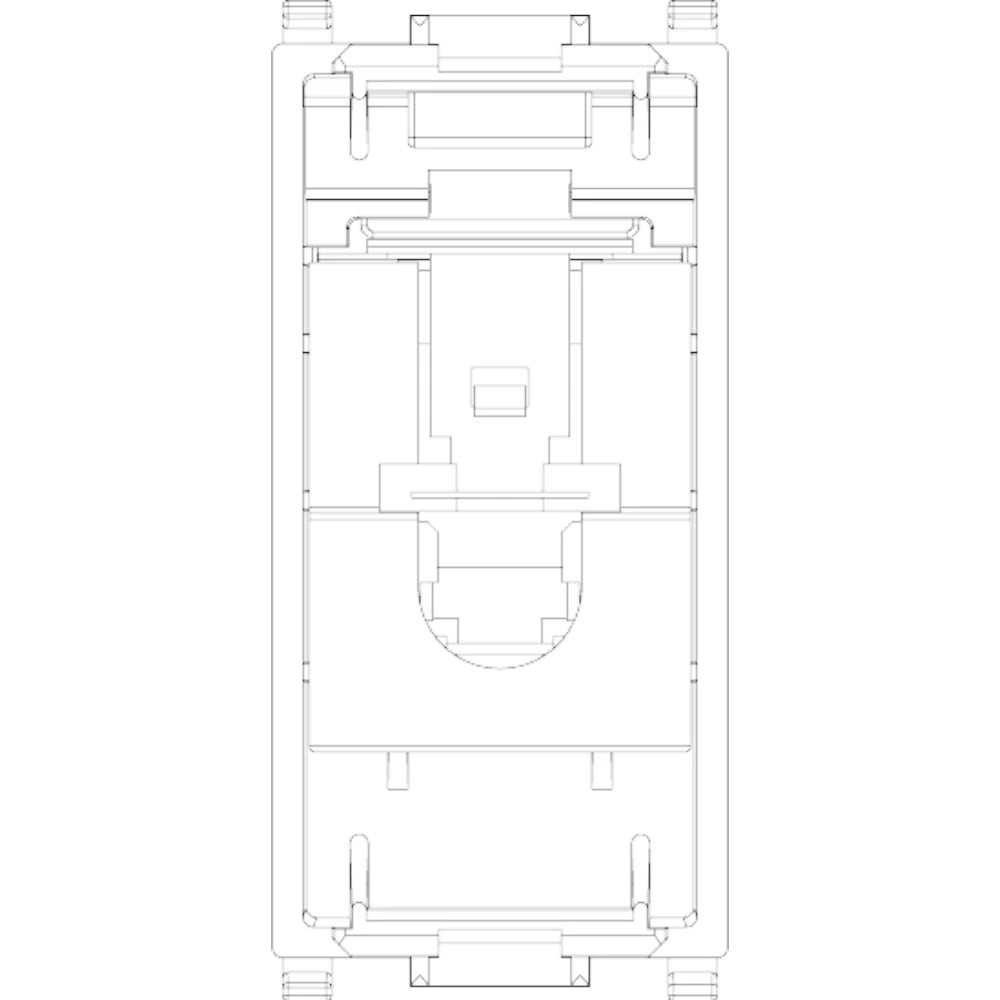 Vimar Plana RJ45 Netsafe Outlet, T568A/B Universal Wiring — Quality Boat Parts