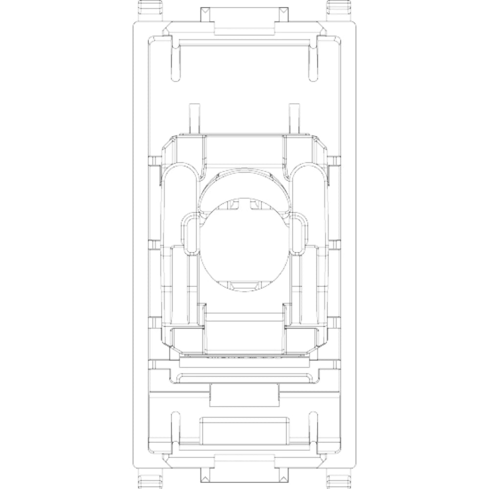 Vimar Plana RJ45 Netsafe Outlet, T568A/B Universal Wiring — Quality Boat Parts