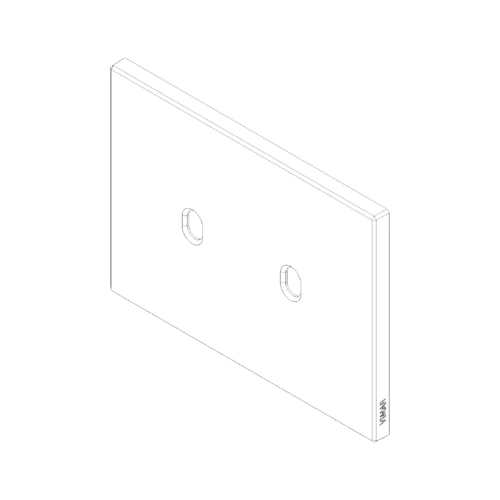 Vimar EIKON Vintage Cover Plate, Metal, IP00, Clamp Mounting — Quality Boat Parts