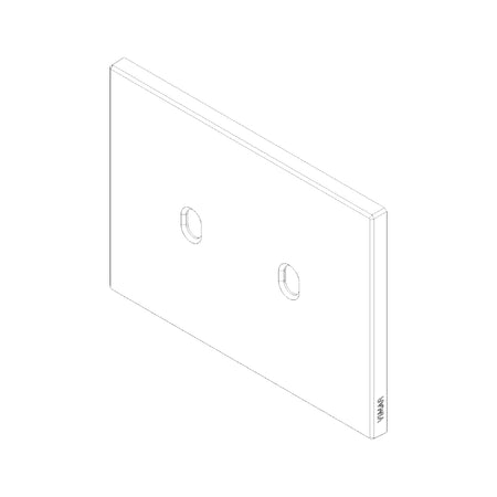 Vimar EIKON Vintage Cover Plate, Metal, IP00, Clamp Mounting — Quality Boat Parts