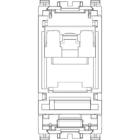 Vimar ARKÉ RJ45 Keystone Adaptors and RJ45 Cat6 UTP Outlets — Quality Boat Parts