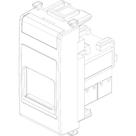Vimar Plana RJ45 Keystone Adaptor — Quality Boat Parts