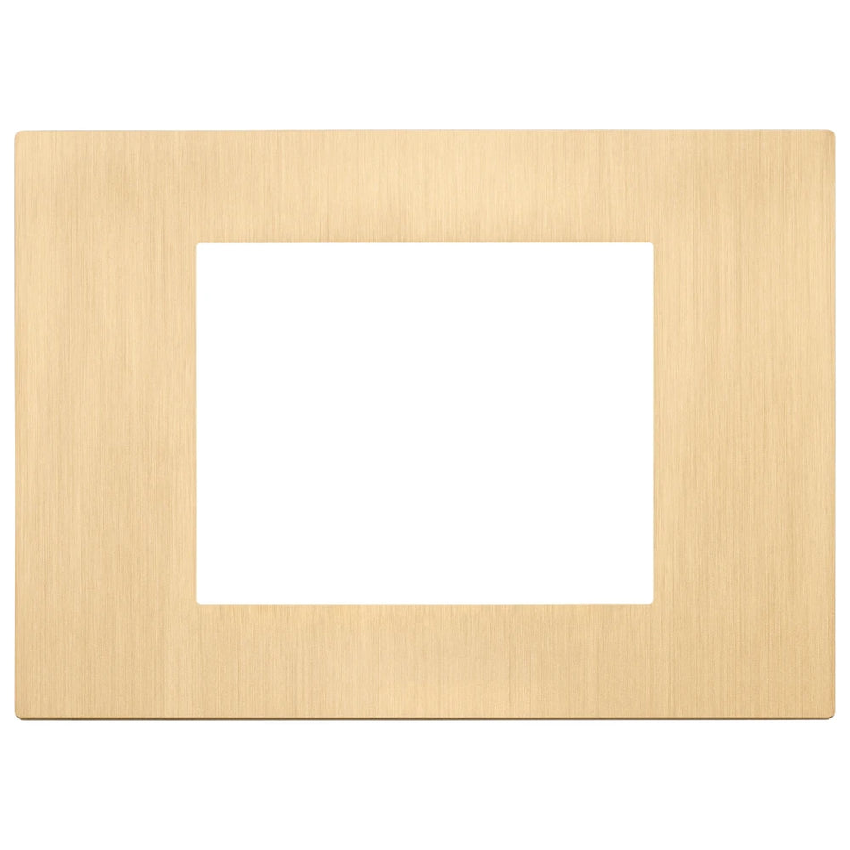 Vimar LINEA 3-Module Cover Plate, Horizontal/Vertical Mount, IP00 — Quality Boat Parts