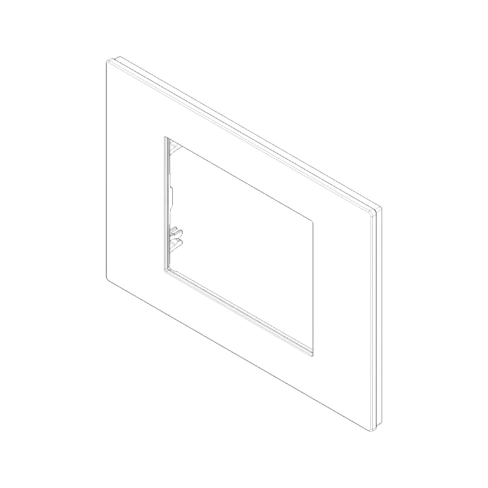 Vimar LINEA 3-Module Cover Plate, Horizontal/Vertical Mount, IP00 — Quality Boat Parts