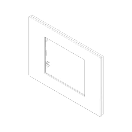 Vimar LINEA 3-Module Cover Plate, Horizontal/Vertical Mount, IP00 — Quality Boat Parts