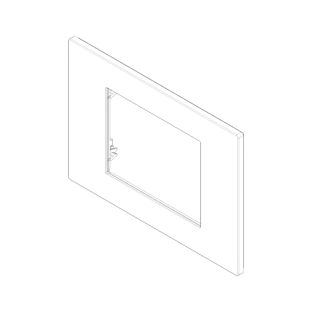 Vimar LINEA 3-Module Cover Plate, Horizontal/Vertical Mount, IP00 — Quality Boat Parts