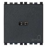 Vimar ARKÉ USB-C Supply Unit, 2 Modules, Power Delivery, 120-240V, Flush Mount — Quality Boat Parts