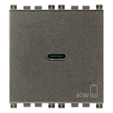 Vimar ARKÉ USB-C Supply Unit, 2 Modules, Power Delivery, 120-240V, Flush Mount — Quality Boat Parts