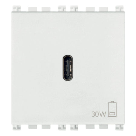 Vimar ARKÉ USB-C Supply Unit, 2 Modules, Power Delivery, 120-240V, Flush Mount — Quality Boat Parts