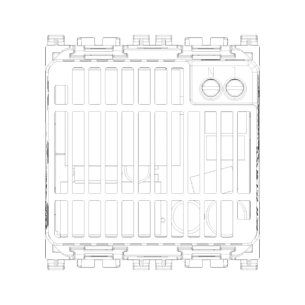 Vimar ARKÉ USB-C Supply Unit, 2 Modules, Power Delivery, 120-240V, Flush Mount — Quality Boat Parts