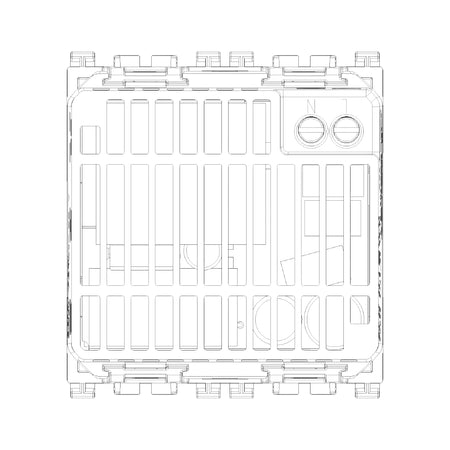 Vimar ARKÉ USB-C Supply Unit, 2 Modules, Power Delivery, 120-240V, Flush Mount — Quality Boat Parts