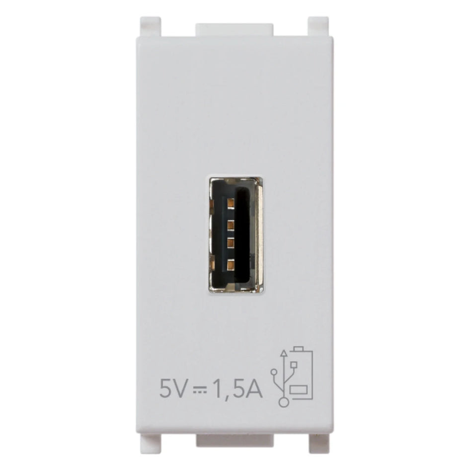 Vimar Plana 1 Module USB Power Supply Unit, 120-240V, 50/60 Hz — Quality Boat Parts