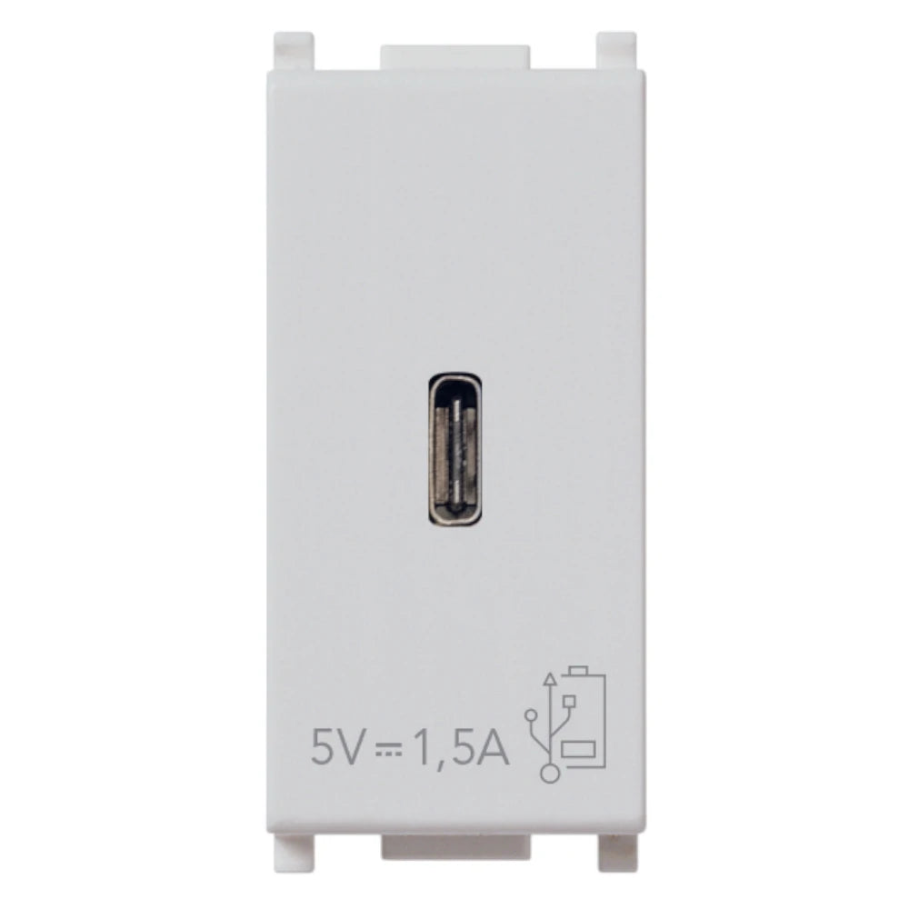 Vimar Plana 1 Module USB Power Supply Unit, 120-240V, 50/60 Hz — Quality Boat Parts
