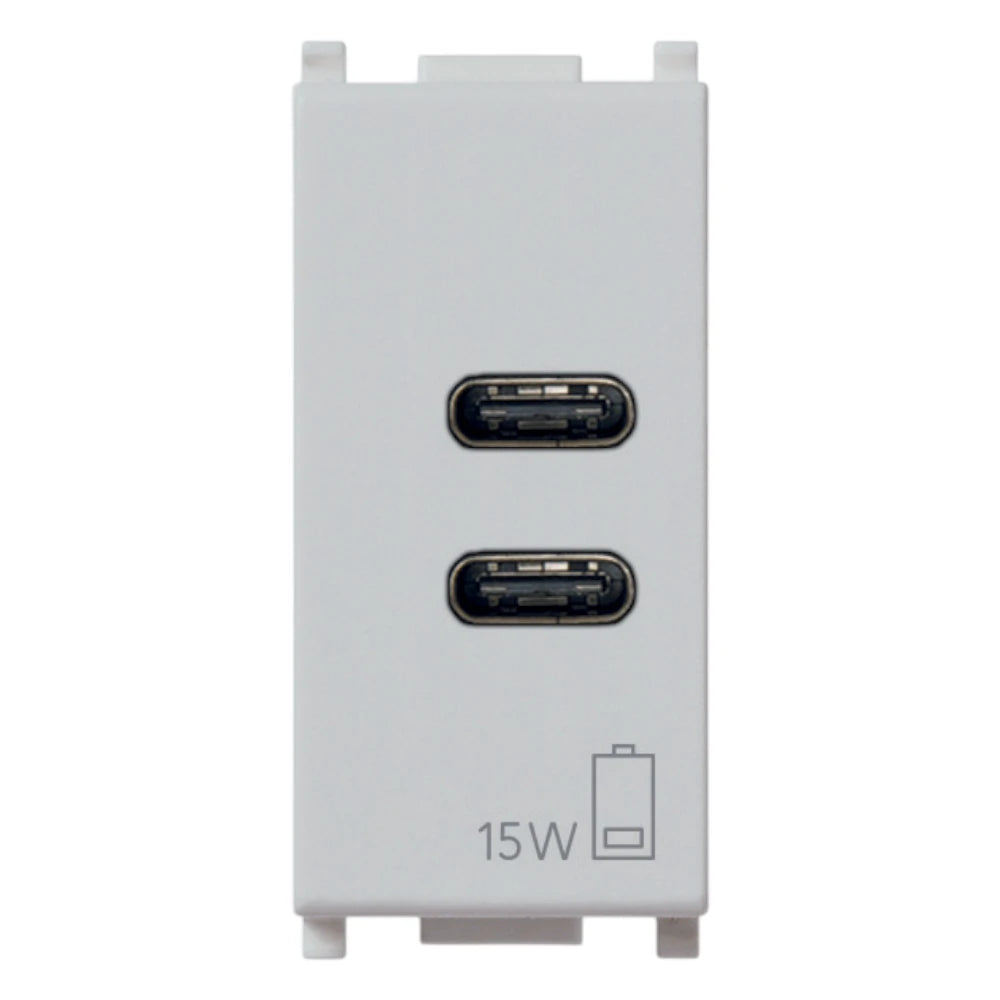 Vimar Plana 1 Module USB Power Supply Unit, 120-240V, 50/60 Hz — Quality Boat Parts