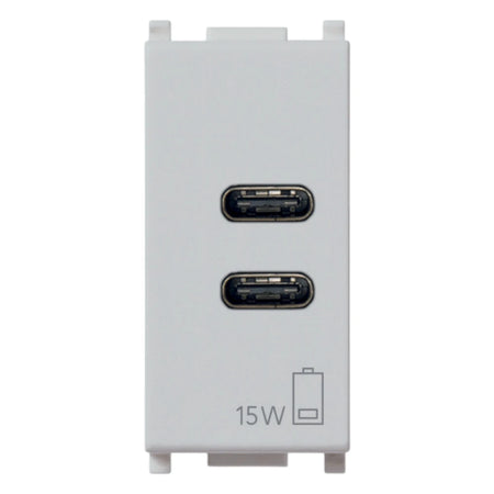 Vimar Plana 1 Module USB Power Supply Unit, 120-240V, 50/60 Hz — Quality Boat Parts