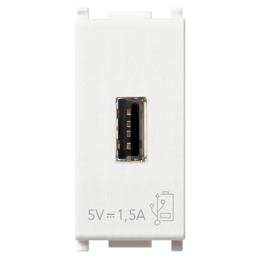 Vimar Plana 1 Module USB Power Supply Unit, 120-240V, 50/60 Hz — Quality Boat Parts