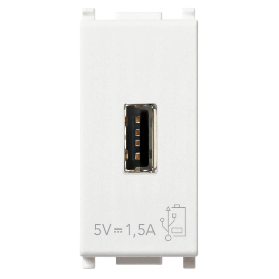 Vimar Plana 1 Module USB Power Supply Unit, 120-240V, 50/60 Hz — Quality Boat Parts