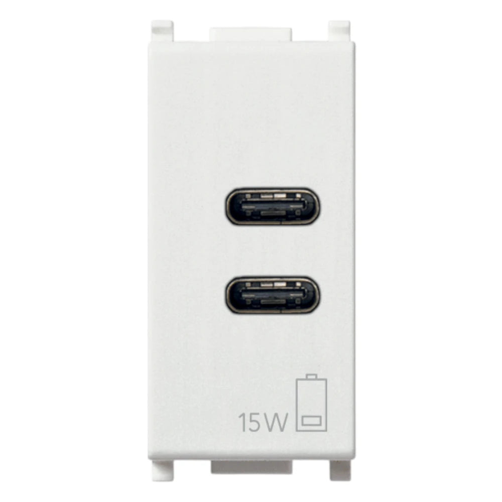 Vimar Plana 1 Module USB Power Supply Unit, 120-240V, 50/60 Hz — Quality Boat Parts