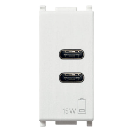 Vimar Plana 1 Module USB Power Supply Unit, 120-240V, 50/60 Hz — Quality Boat Parts