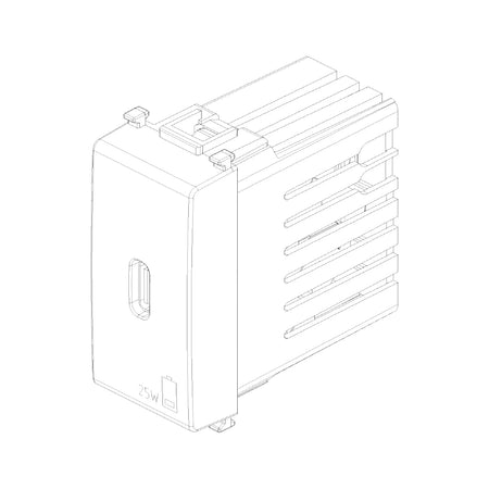 Vimar Plana 1 Module USB Power Supply Unit, 120-240V, 50/60 Hz — Quality Boat Parts