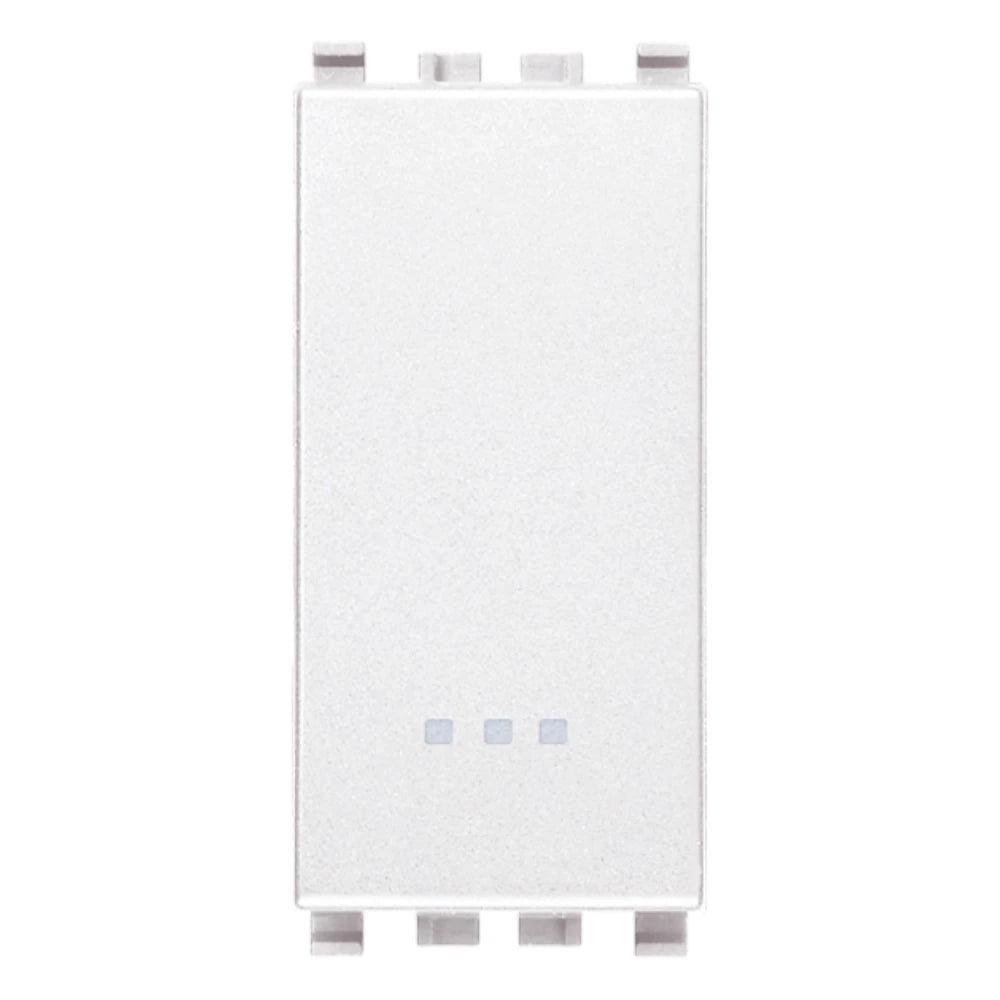 Vimar EIKON 1P 1-Way Switch, 20AX, 250V, IP40, Optional LED Lighting — Quality Boat Parts