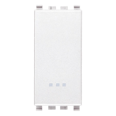 Vimar EIKON 1P 1-Way Switch, 20AX, 250V, IP40, Optional LED Lighting — Quality Boat Parts