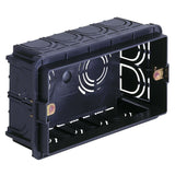 Vimar 4-Module Flush Mounting Box, For Masonry Walls, Halogen-Free Plastic, 14 Rear Inlets, 20/25 mm Pipe Entry — Quality Boat Parts