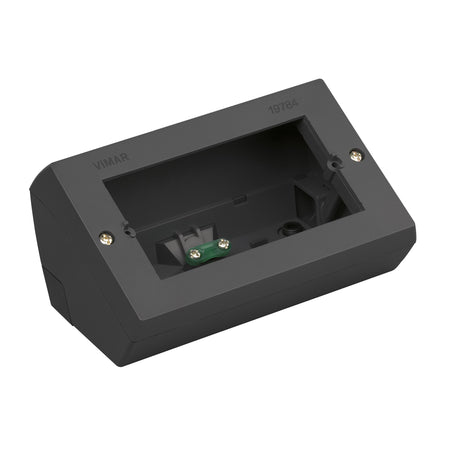 Vimar 4-Module Table Mounting Box, For Modular Domestic Switching Devices, IP20, Halogen-Free — Quality Boat Parts