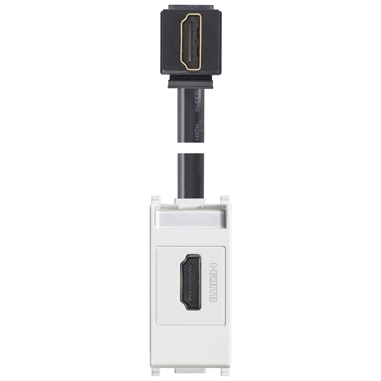 Vimar Plana HDMI 2.1b Socket Outlet, Keystone Fixing, IP20 — Quality Boat Parts