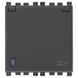 Vimar Arké 19208 SICURY SCHUKO Socket Outlet, 16A 250V, 2-Module, IP20 — Quality Boat Parts