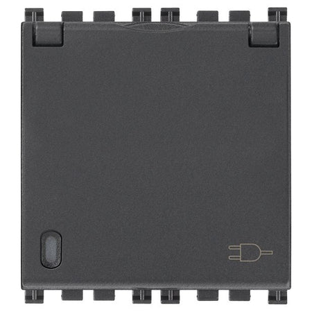 Vimar Arké 19208 SICURY SCHUKO Socket Outlet, 16A 250V, 2-Module, IP20 — Quality Boat Parts