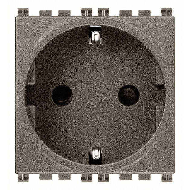 Vimar Arké 19208 SICURY SCHUKO Socket Outlet, 16A 250V, 2-Module, IP20 — Quality Boat Parts