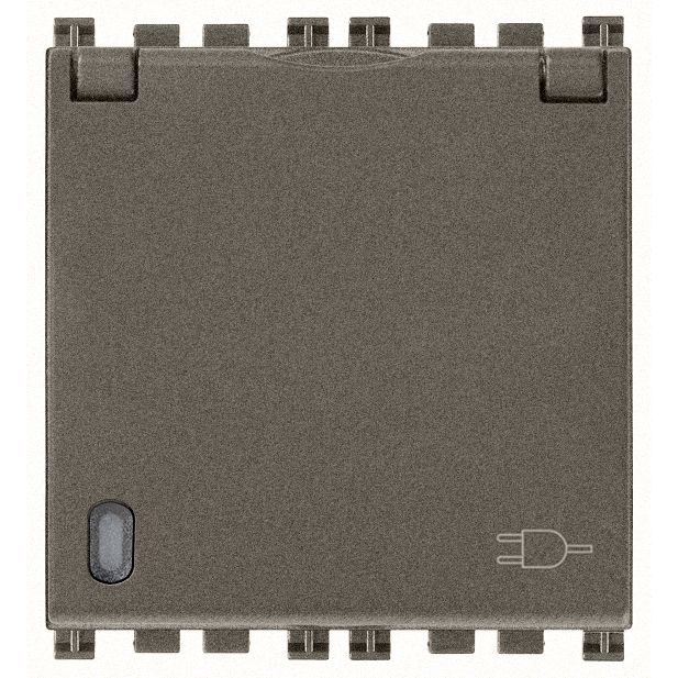 Vimar Arké 19208 SICURY SCHUKO Socket Outlet, 16A 250V, 2-Module, IP20 — Quality Boat Parts