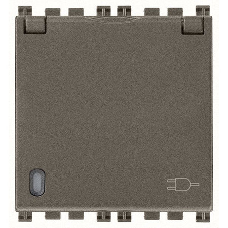 Vimar Arké 19208 SICURY SCHUKO Socket Outlet, 16A 250V, 2-Module, IP20 — Quality Boat Parts
