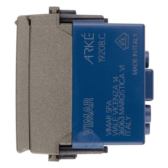 Vimar Arké 19208 SICURY SCHUKO Socket Outlet, 16A 250V, 2-Module, IP20 — Quality Boat Parts