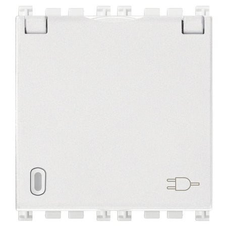 Vimar Arké 19208 SICURY SCHUKO Socket Outlet, 16A 250V, 2-Module, IP20 — Quality Boat Parts