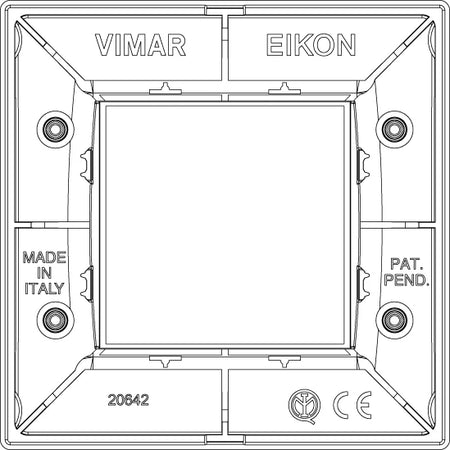 Vimar Eikon Classic Cover Plate, 2-Module — Quality Boat Parts