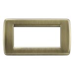 Vimar Idea Rondò Cover Plate, 4-Module, 148 x 82 x 9 mm — Quality Boat Parts