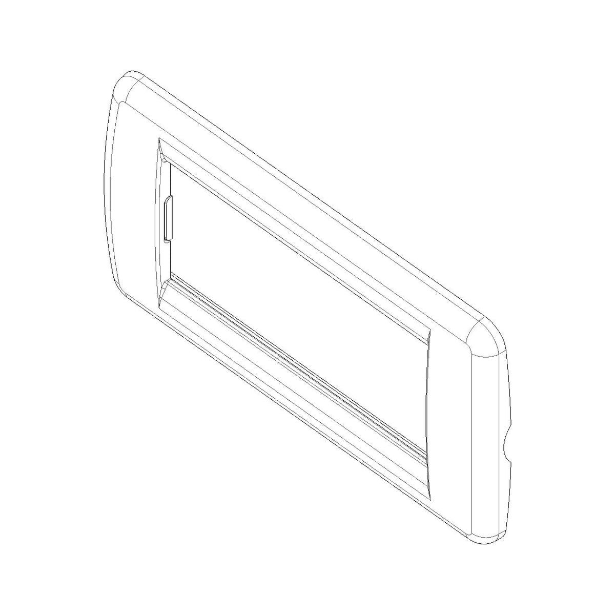 Vimar Idea Rondò Cover Plate, 4-Module, 148 x 82 x 9 mm — Quality Boat Parts