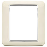 Vimar Eikon Round Cover Plate, 8 (4+4)-Module — Quality Boat Parts