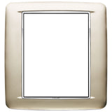 Vimar Eikon Round Cover Plate, 8 (4+4)-Module — Quality Boat Parts