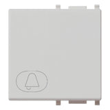 Vimar Plana Interchangeable 2-Module Button, Lightable, IP40 — Quality Boat Parts