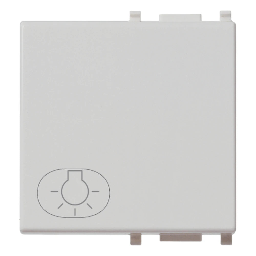 Vimar Plana Interchangeable 2-Module Button, Lightable, IP40 — Quality Boat Parts
