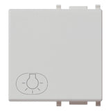 Vimar Plana Interchangeable 2-Module Button, Lightable, IP40 — Quality Boat Parts