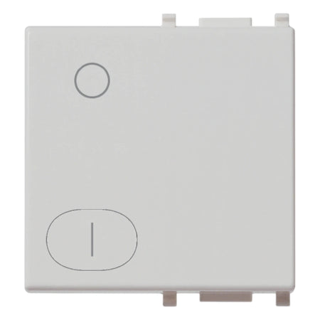 Vimar Plana Interchangeable 2-Module Button, Lightable, IP40 — Quality Boat Parts