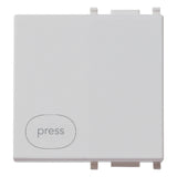Vimar Plana Interchangeable 2-Module Button, Lightable, IP40 — Quality Boat Parts