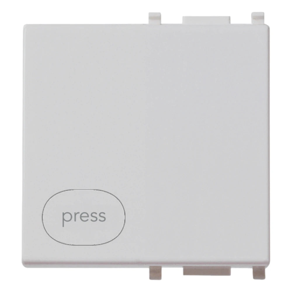 Vimar Plana Interchangeable 2-Module Button, Lightable, IP40 — Quality Boat Parts