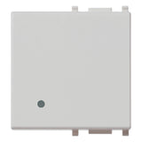 Vimar Plana Interchangeable 2-Module Button, Lightable, IP40 — Quality Boat Parts
