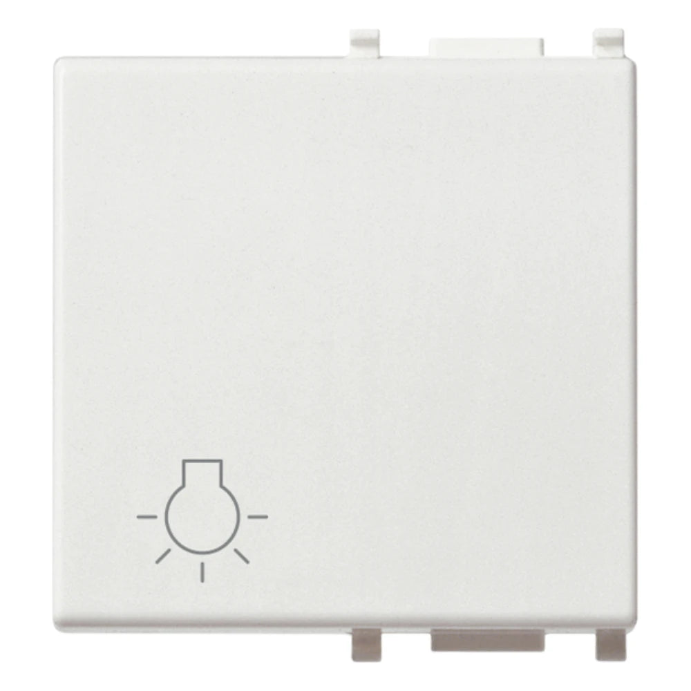 Vimar Plana Interchangeable 2-Module Button, Lightable, IP40 — Quality Boat Parts