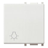Vimar Plana Interchangeable 2-Module Button, Lightable, IP40 — Quality Boat Parts